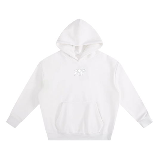 White,Hoodie,Top,FTS,Fuk,It,UP,Boxy,Cropped
