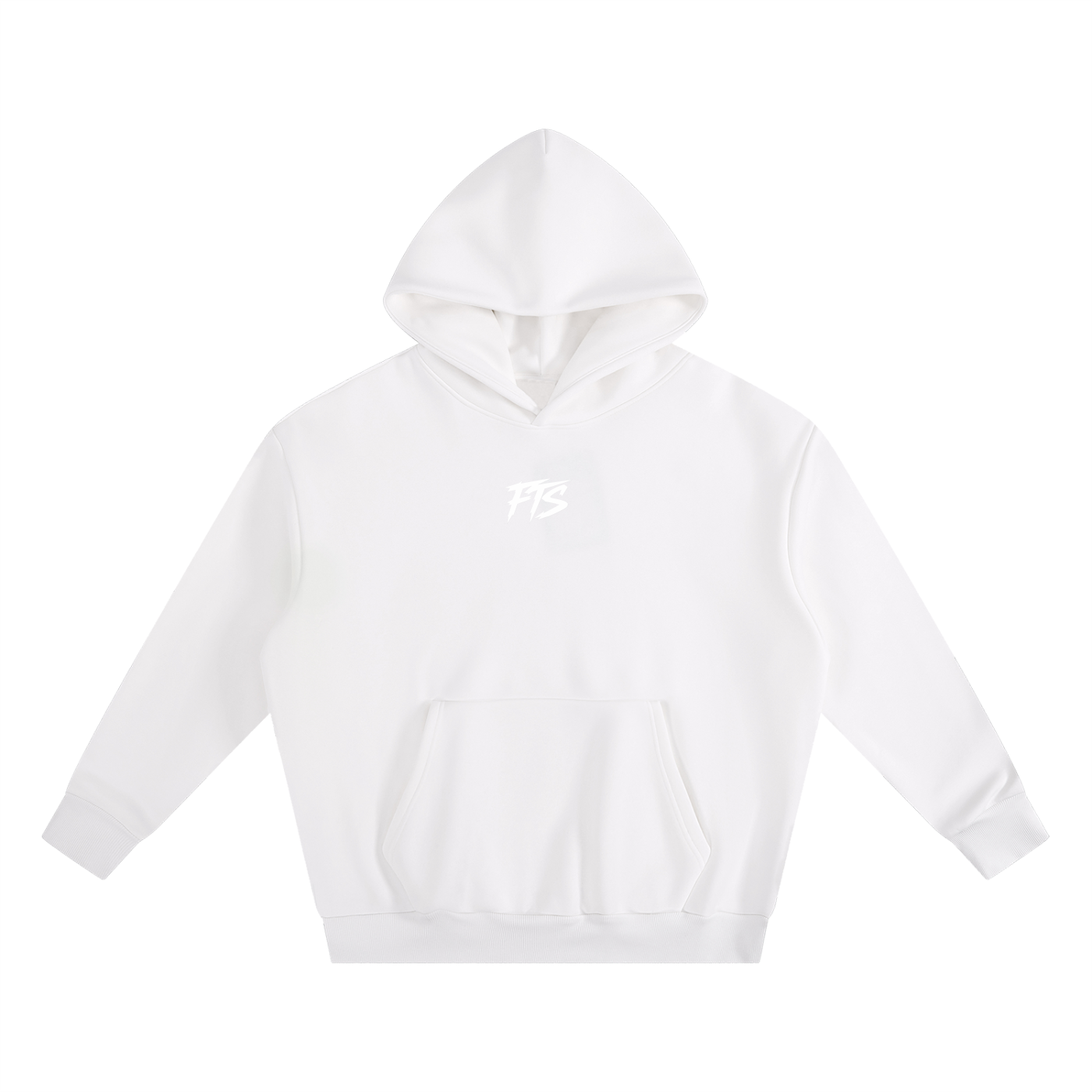 White,Hoodie,Top,FTS,Fuk,It,UP,Boxy,Cropped