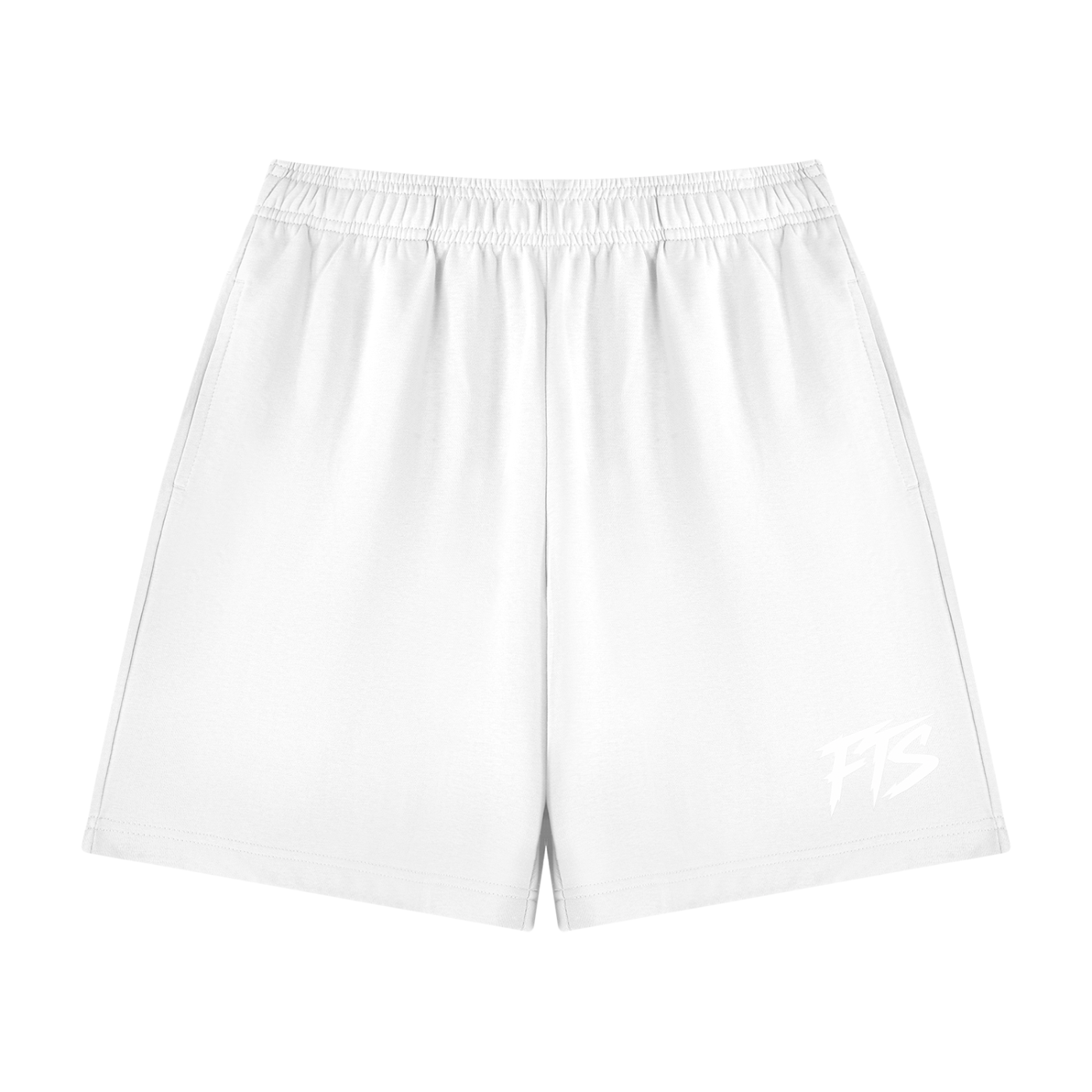 White Sweat Shorts FTS